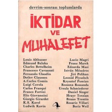 Devrim Sonrası Toplumlarda Iktidar ve Muhalefet