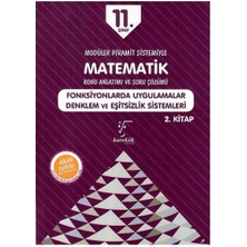 Karekök Yayınları 11. Sınıf Foksiyonlarda Uygulamalar Denklem ve Eşitsizlik Sistemleri Matematik Konu Anlatımlı ve Soru Çözümü 2.kitap