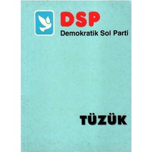 Dsp Demokratik Sol Parti Tüzük (Cep Kitabı) 1997