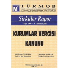 Sirküler Rapor - Kurumlar Vergisi Kanunu
