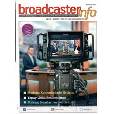 Broadcasterinfo:aylık Televizyon,radyo,sinema Teknolojileri Dergisi-Yapay Zeka SESLENDIRME(SAYI:191-OCAK 2021 Retro Koleksiyon Eski Baskı)