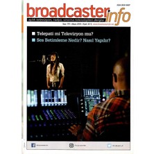 Broadcasterinfo:aylık Televizyon,radyo,sinema Teknolojileri Dergisi-Telepati Mi,televizyon Mu? (SAYI:173-MAYIS 2019 Retro Koleksiyon Eski Baskı)
