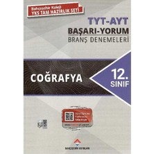Bahçeşehir Yayınları 12. Sınıf Tyt - Ayt Coğrafya Başarı - Yorum Branş Denemeleri