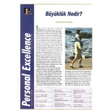Personal Excellence - Yaşam Rotanızı Keşfedin - Büyüklük Nedir ? - Retro Eski Basım Koleksiyon (Mayıs 2003 Yıl:4 Sayı:43)