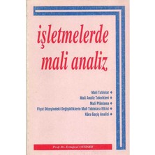 Işletmelerde Mali Analiz Ertuğrul Çetiner