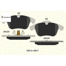 Ön Fren Balatasi Mondeo Iv-Focus Ii-S-Max