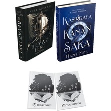 Kasırgaya Kanan Saka 2 Ciltli ve Beyaz Leke 2 Özgürlük Ciltli Aslı Arslan 2li Set + Hediyeli