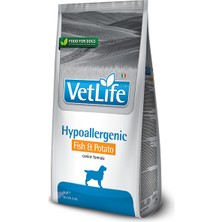 Vet Life Hypoallergenic Fish & Potato Köpek Maması 12 kg
