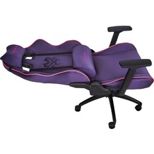 / Rio Balerion Terletmez Kadife Kumaş Mor Gaming Oyuncu Koltuğu / 120 kg Taşır