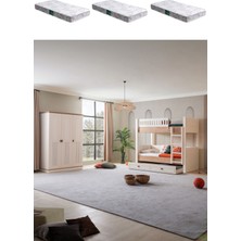 Ranza, Zenit Yavrulu Ranza 3 Kapaklı Dolap 3 Adet Comfort Yatak