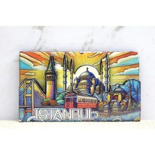 Ahşap Istanbul Temalı Magnet ALK4365