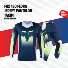 Fox Yeşil Mavi Jersey Pantolon Takımı