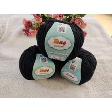 Tunç Cotton Amigurumi ve Punç İpi (Siyah-3 Adet)