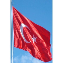 Rüzgara Dayanıklı , Beta Mesh Kumaş Türk Bayrağı 6x9 Metre , Rüzgara Dayanıklı , Yeni Nesil Kumaş, Delikli, Hafif Kumaş