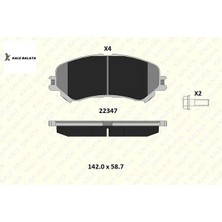 Ön Fren Balatasi Renault Megane Iv Hb 15:.