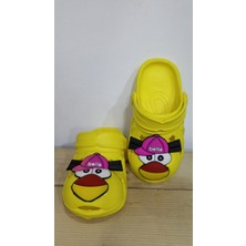 Cross Akınal Bella Figürlü Model Rahat Taban Günlük Sarı Renkli Çocuk Terlik