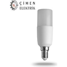 Noas YL96 0701 P Pil LED Ampul  8W 6500K Beyaz Işık E14 Duy