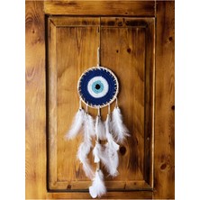 Beyaz Nazarlık Düş Kapanı, Şık ve Koruyucu Tasarım, Enerjik ve Huzurlu Atmosfer Için