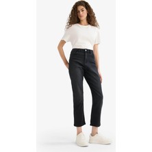 DeFacto Mary Vintage Straight Fit Yüksek Bel Bilek Boy Jean Pantolon E9819AX25AU