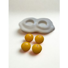 4'lü Tealight Mum (3x3)