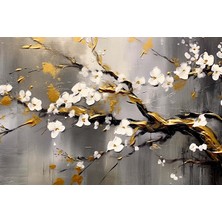 Aden Dekoratif Ağaç Dalları Kanvas Tablo