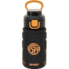 U.s. Polo Assn. 650 ml Matara Suluk Su Şişesi Kahverengi
