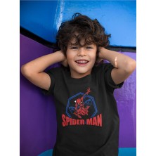 Örümcek Adam Baskılı Unisex Avengers Film Çocuk Tişört (1-12 Yaş)