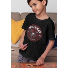 Spider-Man Baskılı Unisex Örümcek Adam Film Çocuk Tişört (1-12 Yaş)