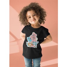Gumball Karakterler Baskılı Unisex Çizgi Film Çocuk Tişört (1-12 Yaş)