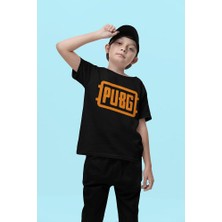 Pubg Yazılı Unisex Savaş Oyunu Çocuk Tişört (1-12 Yaş)