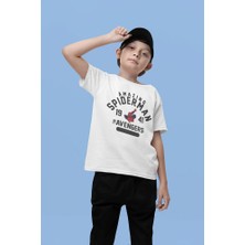 The Amazing Spider-Man Baskılı Unisex Avengers Film Çocuk Tişört (1-12 Yaş)