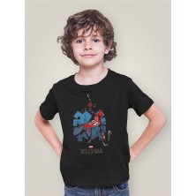 Spider-Man Baskılı Unisex Örümcek Adam Film Kahramanı Çocuk Tişört (1-12 Yaş)