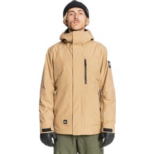 Quiksilver Mission Gore-Tex Erkek Kahverengi Snowboard Ceketi
