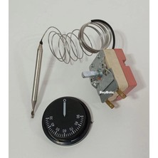 FullYedek Arçelik Uyumlu Termosifon Termostat , Şofben Termostatı 0 - 90 Otomatik 16 Amper