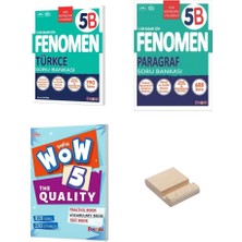 Fenomen Yayıncılık 5. Sınıf B Serisi Türkçe - Paragraf ve İngilizce 3’lü Set Soru Bankası - Telefon Tutucu