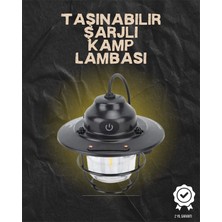Kamp ve Bahçe Için Retro LED Fener – Sıcak Işık, Uzun Ömürlü Batarya