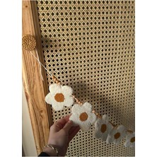 Ekru Papatya 8'li Oda ve Kapı Dekoru, Bebek ve Hastane Odası Süsü