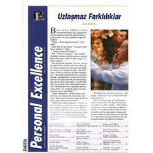 Personal Excellence - Yaşam Rotanızı Keşfedin - Uzlaşmaz Farklılıklar - Retro Eski Basım Koleksiyon (Kasım 2005 Yıl:6 Sayı:73)
