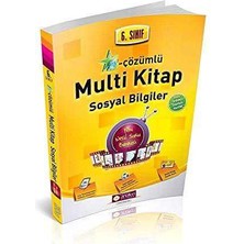 6. Sınıf E-Çözümlü Multi Kitap Sosyal Bilgiler Okula Yardımcı Sınavlara Hazırlık