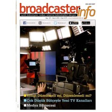 Broadcasterinfo:aylık Televizyon,radyo,sinema Teknolojileri Dergisi-Çok Düşük Bütçeyle Yeni Tv KANALLARI(SAYI:167-KASIM 2018 Retro Koleksiyon Eski Baskı)