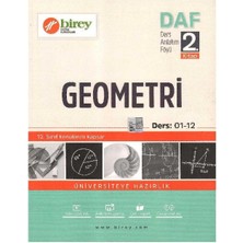 Birey Ders Anlatım Föyü Daf Geometri 2. Kitap 12. Sınıf Konularını Kapsar