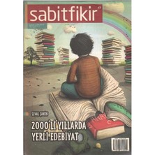 Sabitfikir - 2000'LI Yıllarda Yerli Edebiyat - Retro Eski Basım Koleksiyon (Nisan 2016 - )Sayı: 62