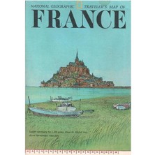 France Traveler's - National Geographic (Harita Map)