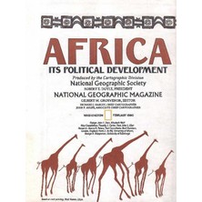 Africa Its Political Development - National Geographic (Harita Map)