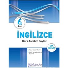 6. Sınıf Ingilizce Ders Anlatım Föyü Bilgi Yolu Yayıncılık