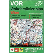 Wien - Map Verkehrslinienplan