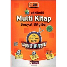 7. Sınıf E-Çözümlü Multi Kitap Sosyal Bilgiler Soru Bankası: (Multi Kitap Üyelik Kartı ile Birlikte)