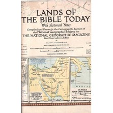 Lands Of The Bible Today National Geographic (Harita Map)