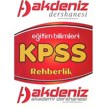 Akdeniz Dershanesi Eğitim Bilimleri Kpss Rehberlik