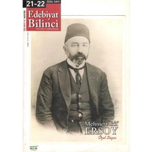 Edebiyat Bilinci Özel Sayı  Tarih Kültür ve Edebiyat Dergisi 21 - 22 Mehmet Akif Ersoy (Mayıs 2013) Retro Eski Sayı Koleksiyon